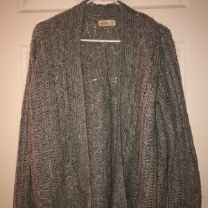 Grey Knit Cardigan